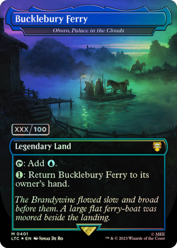 Bucklebury Ferry - Oboro, Palace in the Clouds (Borderless) (Serialized) [The Lord of the Rings: Tales of Middle-Earth Commander]