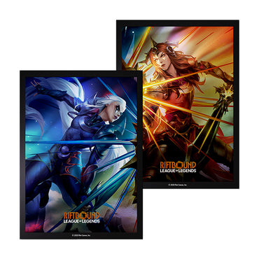 Riftbound Vendetta Art Sleeves (50+50 Count): Leona vs Diana