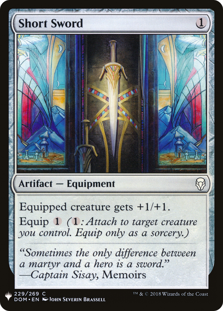 Short Sword [Mystery Booster]