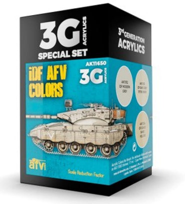 AK 3G IDF AFV Acrylic Paint Set