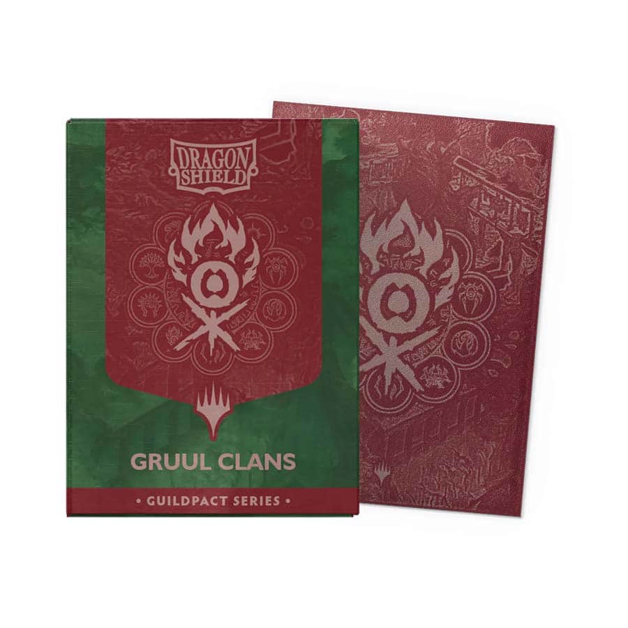 Dragon Shield Standard Size Card Sleeves(100): Guildpact Series - Gruul Clans