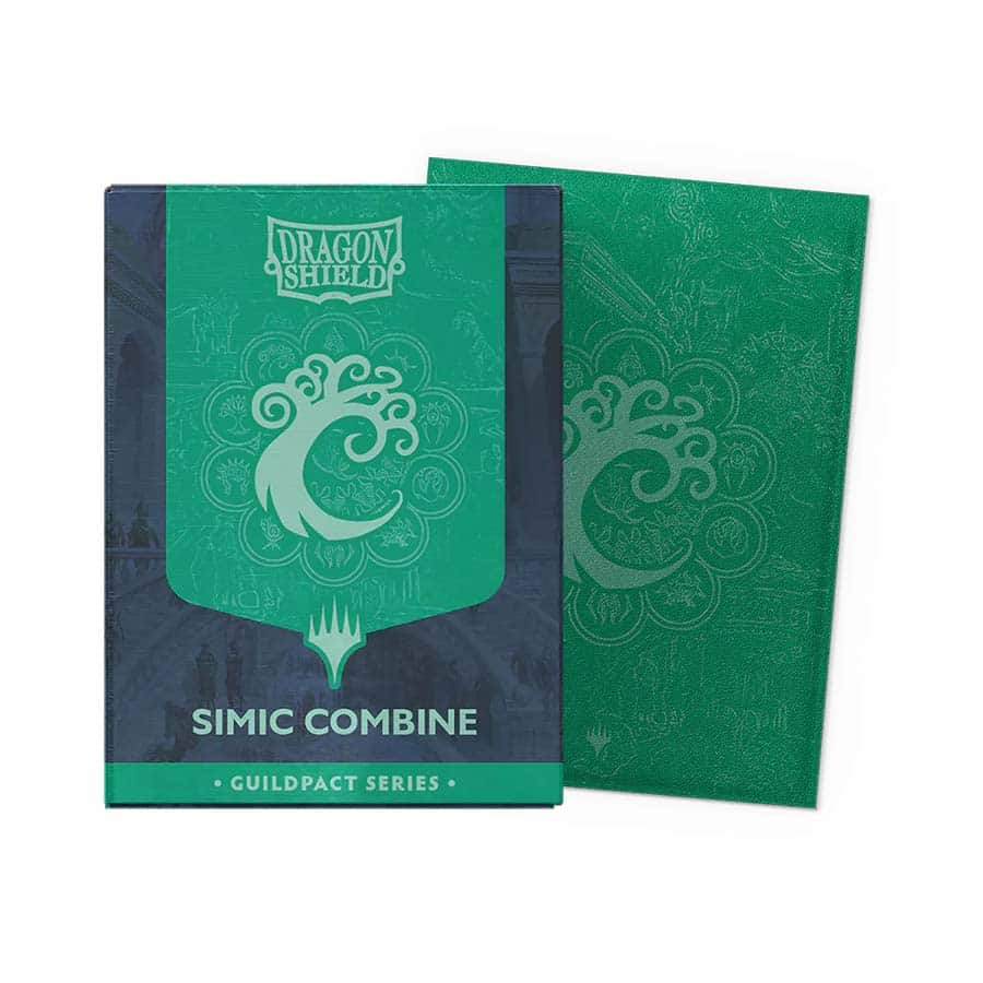 Dragon Shield Standard Size Card Sleeves(100): Guildpact Series - Simic Combine