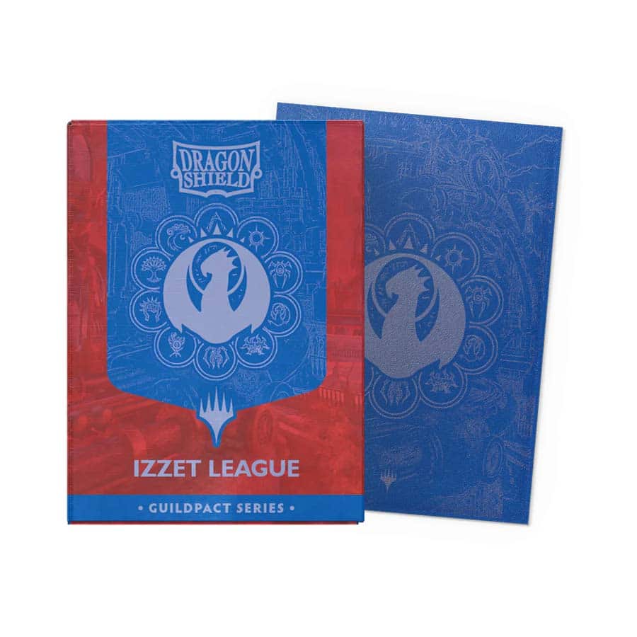 Dragon Shield Standard Size Card Sleeves(100): Guildpact Series - Izzet League
