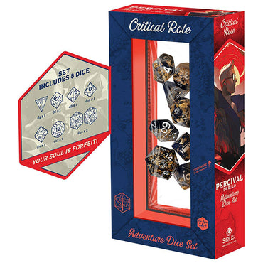 7-Die Set Vox Machina Adventure Dice: Percival de Rolo