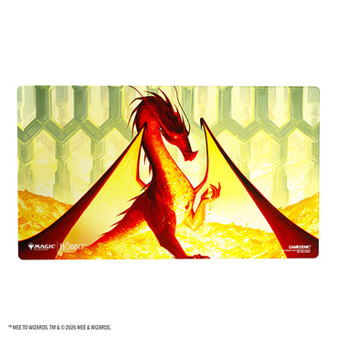 Playmat: MTG Shiny- The Hobbit- Smaug the Golden