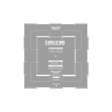 Salvo Template (etched)(4th Edition 10"x10" Etched)