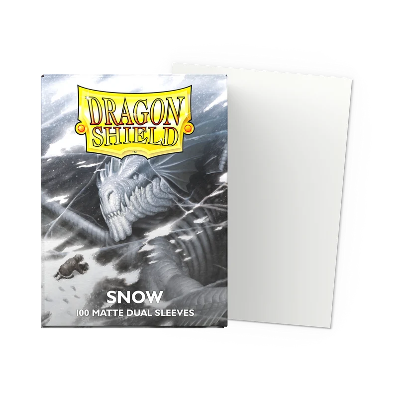 Dragon Shield Matte Dual Sleeves: Snow