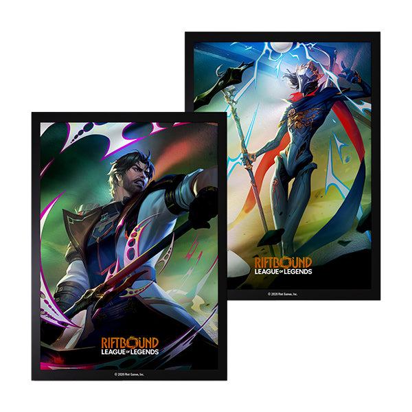 Riftbound Vendetta Art Sleeves (50+50 Count): Viktor vs Jayce
