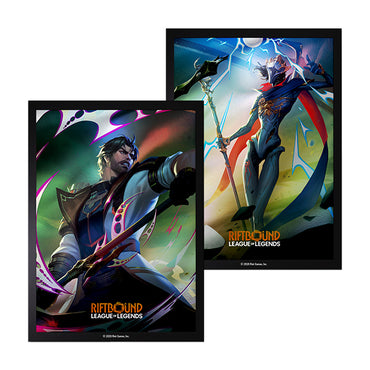 Riftbound Vendetta Art Sleeves (50+50 Count): Viktor vs Jayce