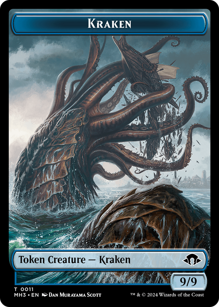 Servo // Kraken Double-Sided Token [Modern Horizons 3 Tokens]