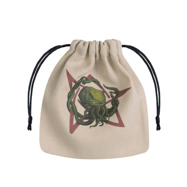 Call of Cthulhu Beige & Multicolor Dice Bag