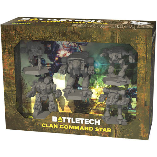 BattleTech: Clan Command Star Miniatures Pack