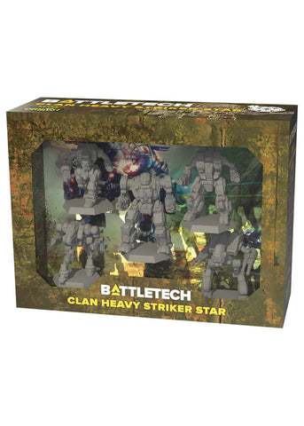BattleTech: Clan Heavy Striker Star Miniatures Pack
