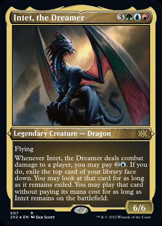 etched cards mtg Intet, the Dreamer (Foil Etched) [Double Masters 2022]