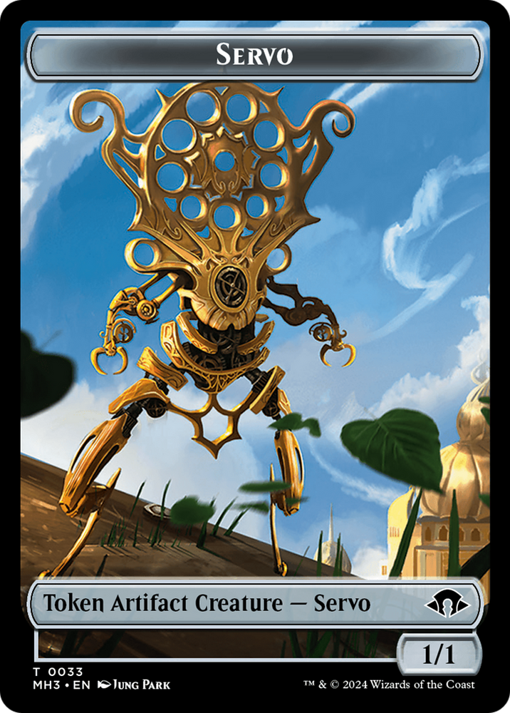 Servo // Zombie Army Double-Sided Token [Modern Horizons 3 Tokens]