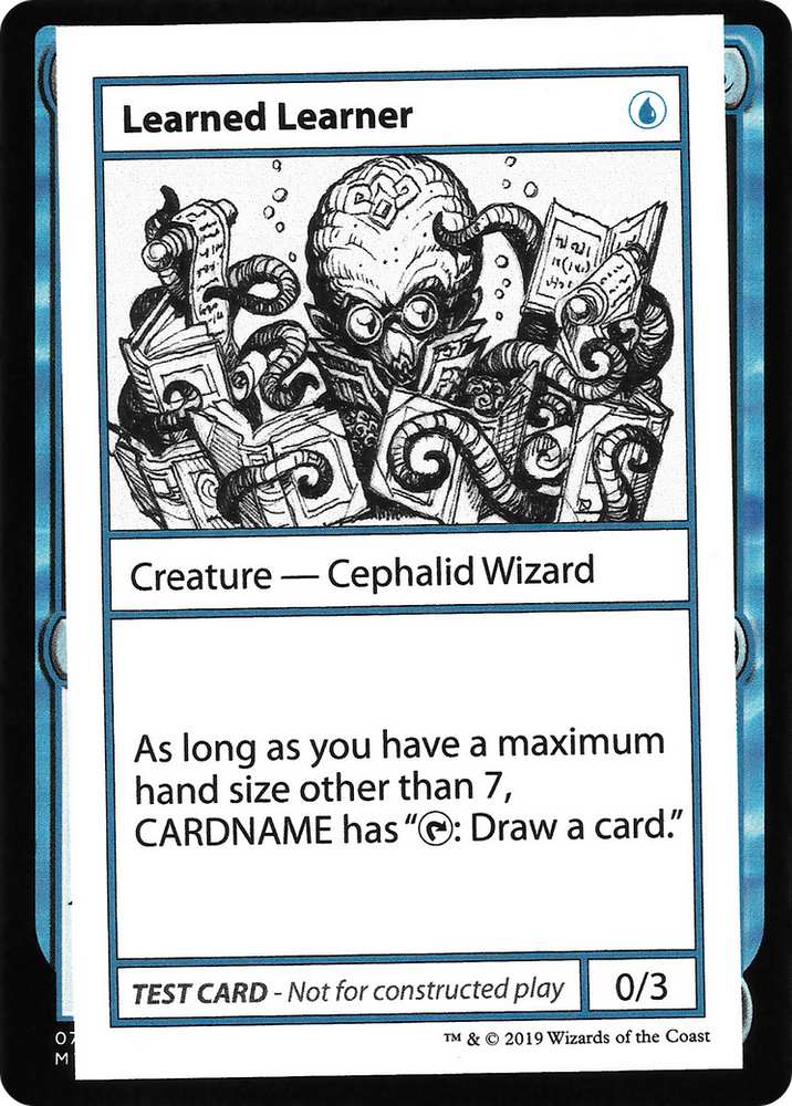 Learned Learner (2021 Edition) [Mystery Booster Playtest Cards]