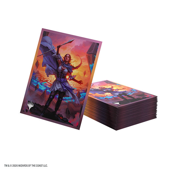 MTG Premium Art sleeves- Reality Fracture- Nissa, Leyline Tamer (105ct)