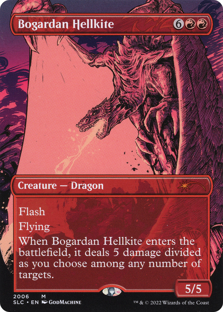 Bogardan Hellkite (Borderless) [Secret Lair Countdown Kit]