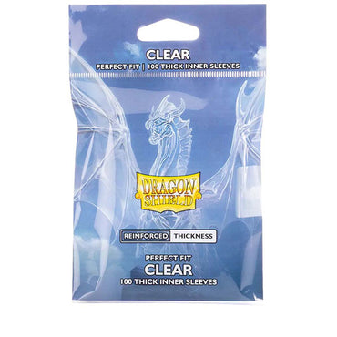 Dragon Shield Sleeves: Perfect Fit Standard- Thick Inner Sleeves- Clear (100 ct.)