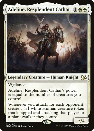 Adeline, Resplendent Cathar [March of the Machine Commander]