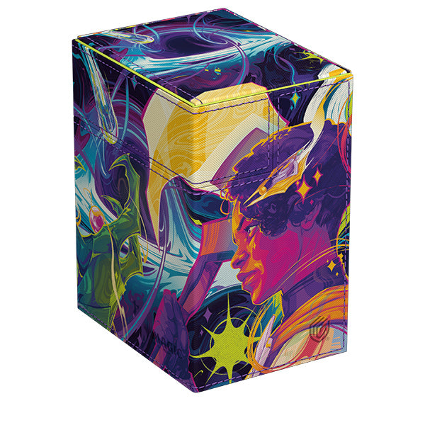 Deck Case: Flip´n´Tray 133+ Standard Size - MTG- Edge of Eternities- Haliya and Tezzeret