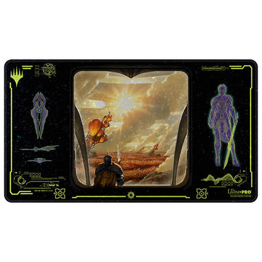 Playmat: MTG Holofoil- Edge of Eternities- Adagia, Windswept Bastion