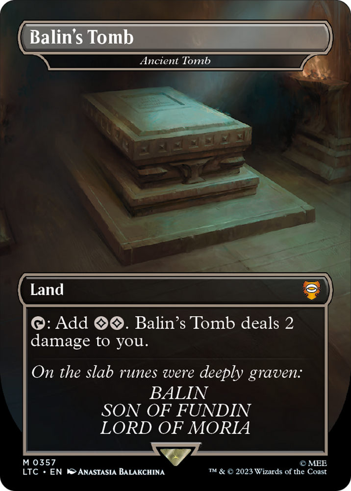 Balin's Tomb - Ancient Tomb (Borderless) [The Lord of the Rings: Tales of Middle-Earth Commander]