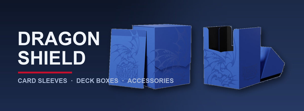 Dragon Shield card sleeves, deck boxes and accessories