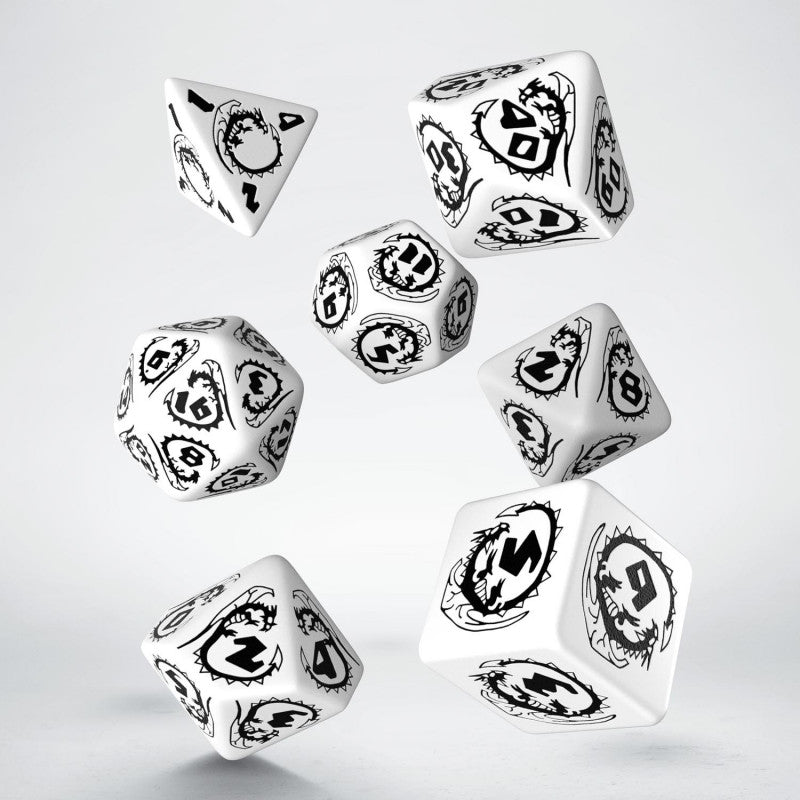 Dragons Dice Set: White / Black