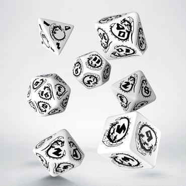 Dragons Dice Set: White / Black