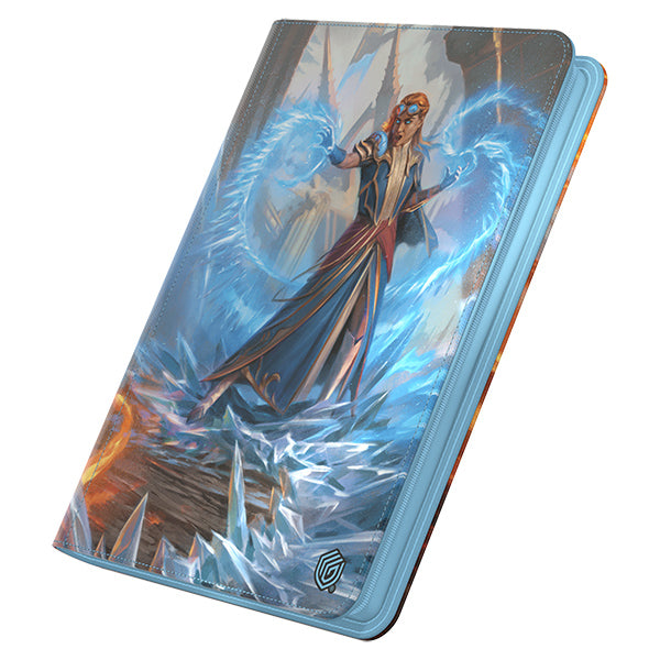 Portfolio: 18-Pocket Zipfolio 360+ MTG- Reality Fracture- Red Mythic / Blue Mythic