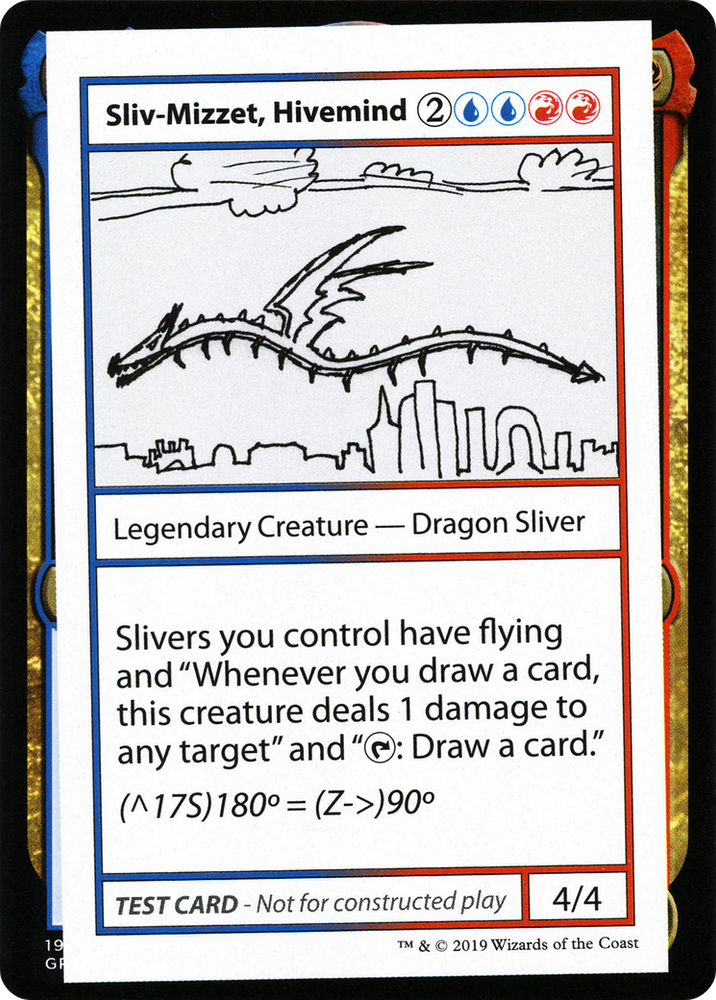 Sliv-Mizzet, Hivemind (2021 Edition) [Mystery Booster Playtest Cards]