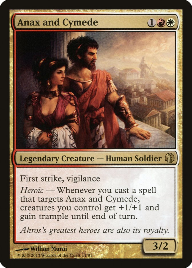 Anax and Cymede [Duel Decks: Heroes vs. Monsters]