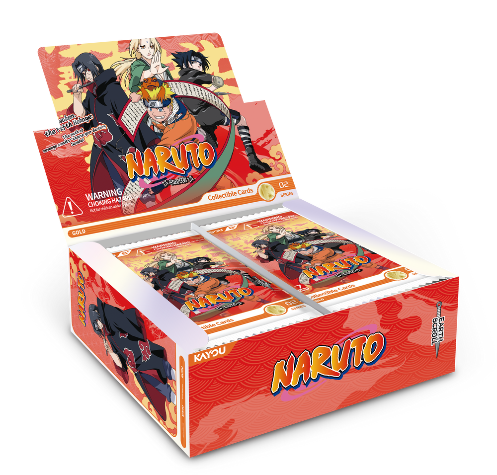 Kayou: Naruto Smriti Collectible Card Earth Scroll Display(20 Packs per Display)