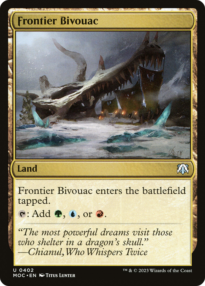 Frontier Bivouac [March of the Machine Commander]
