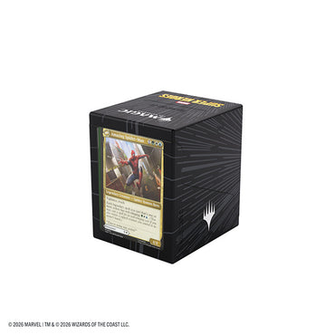 Deckbox: MTG Bastion 100+ XL- Marvel Super Heroes- Comic Burst Black