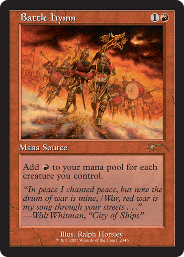 Battle Hymn [Secret Lair Drop Series]