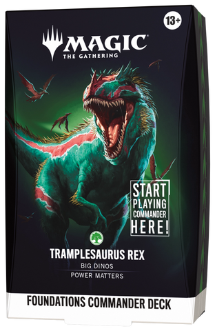 Foundations Commander Deck - Tramplesaurus Rex