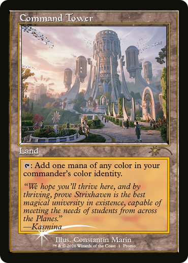 Command Tower (Strixhaven: Omens of Chaos) [Media Promos]