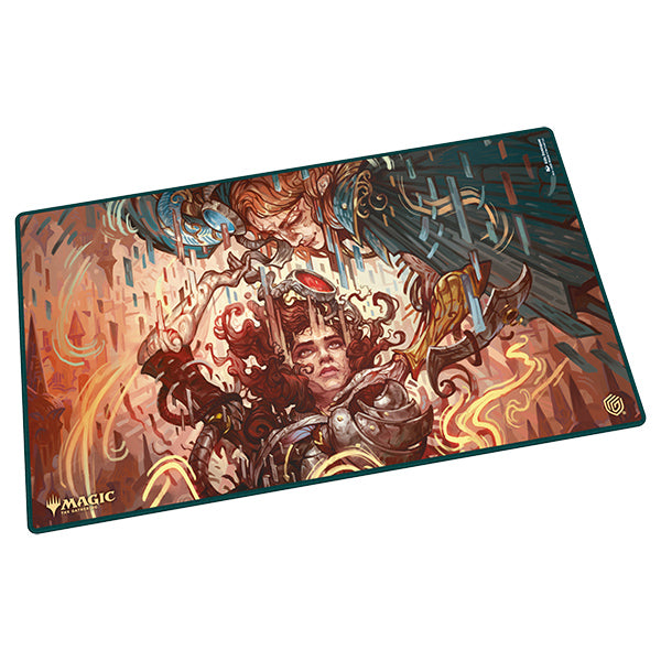 Playmat: MTG- Reality Fracture- Red Rare 2