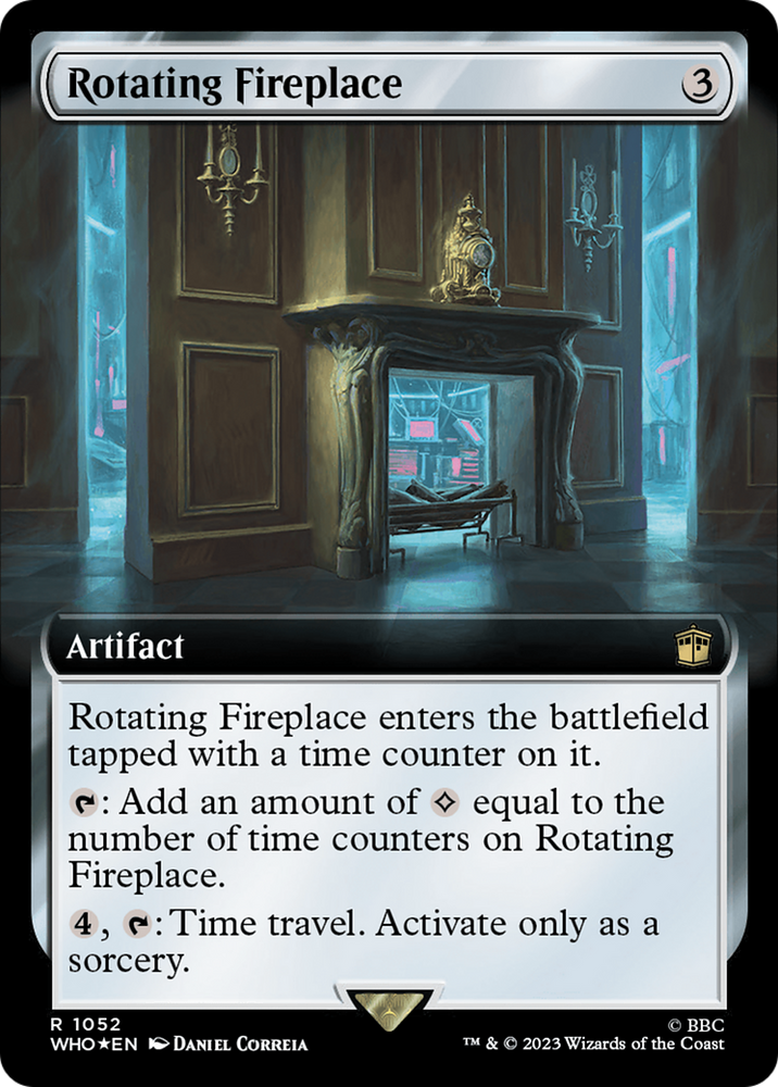 Rotating Fireplace (Extended Art) (Surge Foil) [Doctor Who]