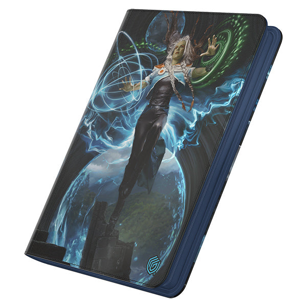 Portfolio: 18-Pocket Zipfolio 360+ MTG- Reality Fracture- Blue Rare / Multicolor Rare