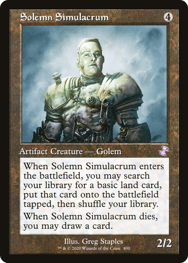 Solemn Simulacrum (Timeshifted) [Time Spiral Remastered]