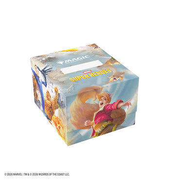 Deckbox: MTG Soft Crate 100+ XL Sideloading- Marvel Super Heroes- The Fantastic Four/Go Nuts!