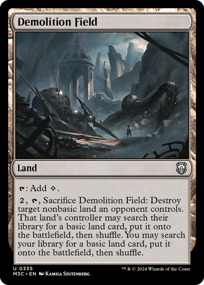 Demolition Field [Modern Horizons 3 Commander]
