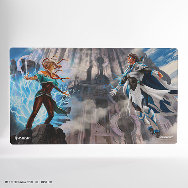 MTG Shiny Playmat- Reality Fracture- Tam Beleren, Conflicted/Jace, Building Reality