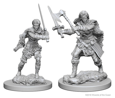 Dungeons & Dragons: Nolzur's Marvelous Unpainted Miniatures - W01 Human Female Barbarian