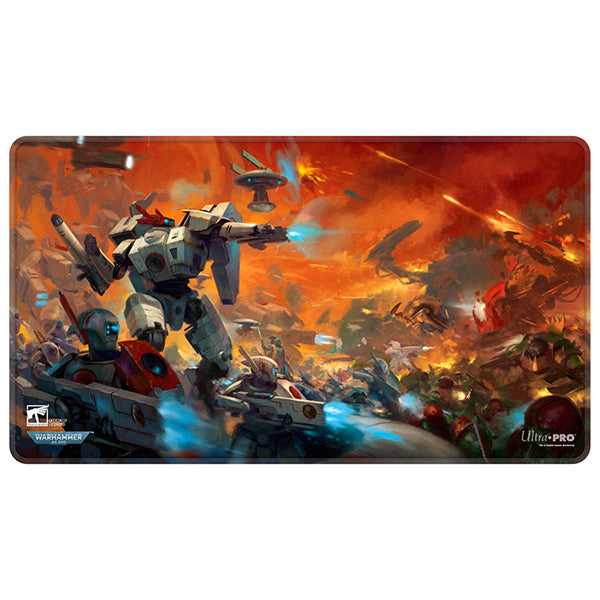 Playmat: Warhammer 40,000- Stitched- T'au Empire Codex Aligned