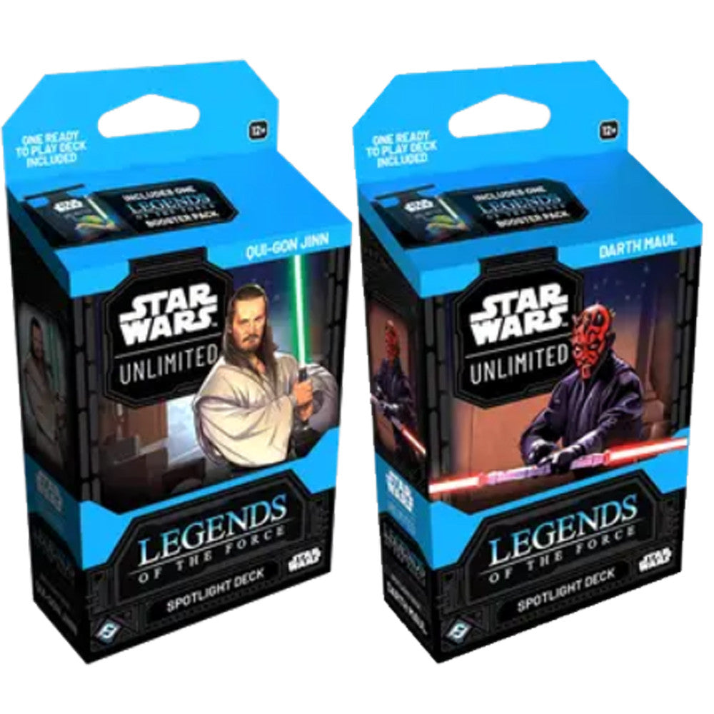 Star Wars: Unlimited - Legends of The Force Spotlight Deck Bundle (Pre-Order)