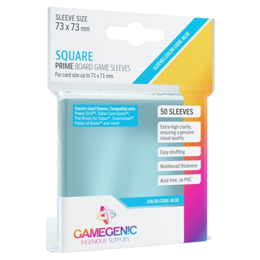 Gamegenic PRIME SLEEVES: SQUARE (73 X 73 MM)